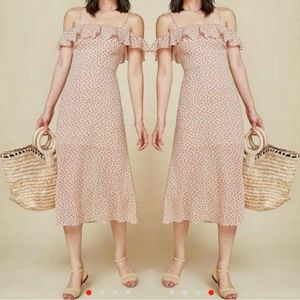 reformation hydrangea dress